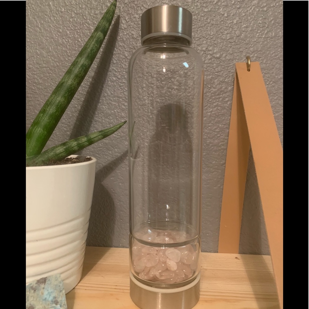 Rose Quartz Water Bottle